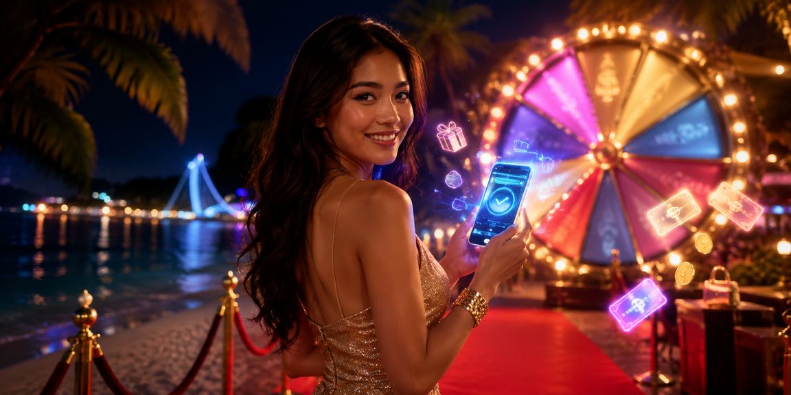 Lucky draw atmosphere and exciting offers for users in Langkawi, Malaysia