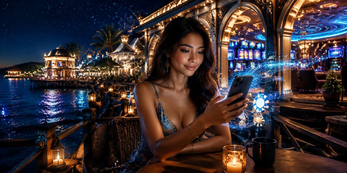 Player using a smartphone to bet with strategy in Sabah